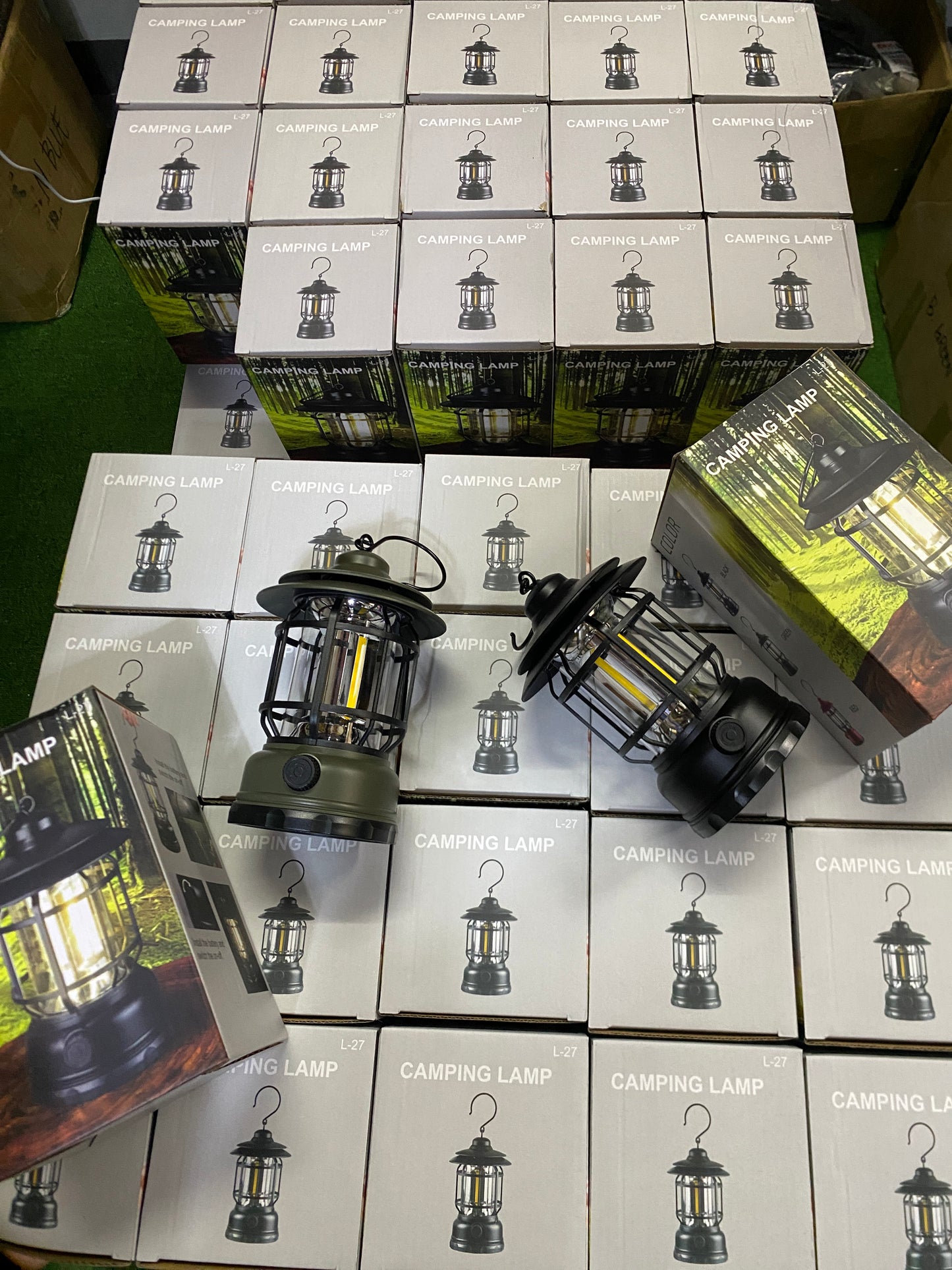 Mini Vintage Metal Hanging Lantern Warm Light Led Camp Lantern Rechargeable for outdoor