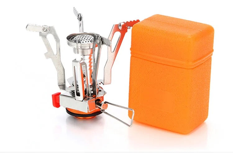 Ultralight weight portable camping hutane stove