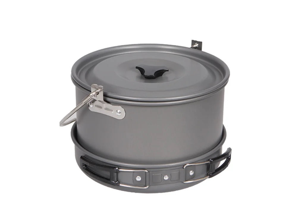 DS700 7 person aluminum camping cookset