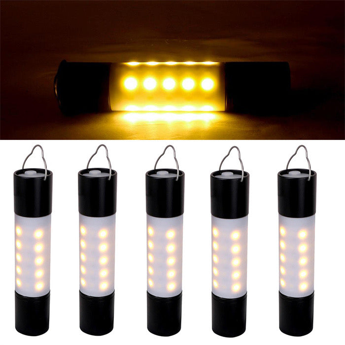 Rechargeable camping light lantern flashlight 6-modes 2600mah battery capacity