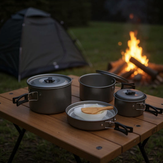DS500 4-5 person aluminum camping cookset