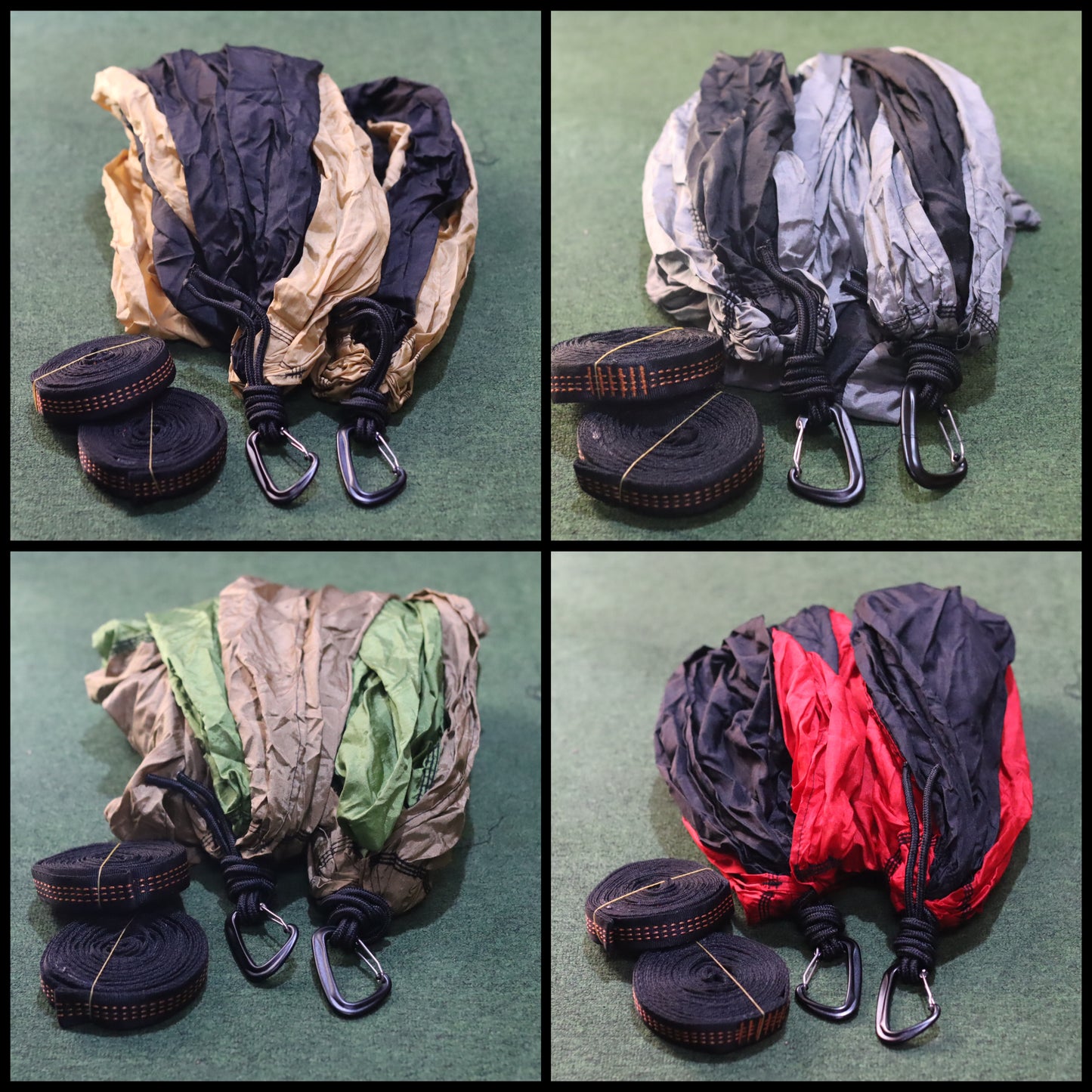 ALtitude Ultralightweight Hammock with tree strap and alloy carabiners