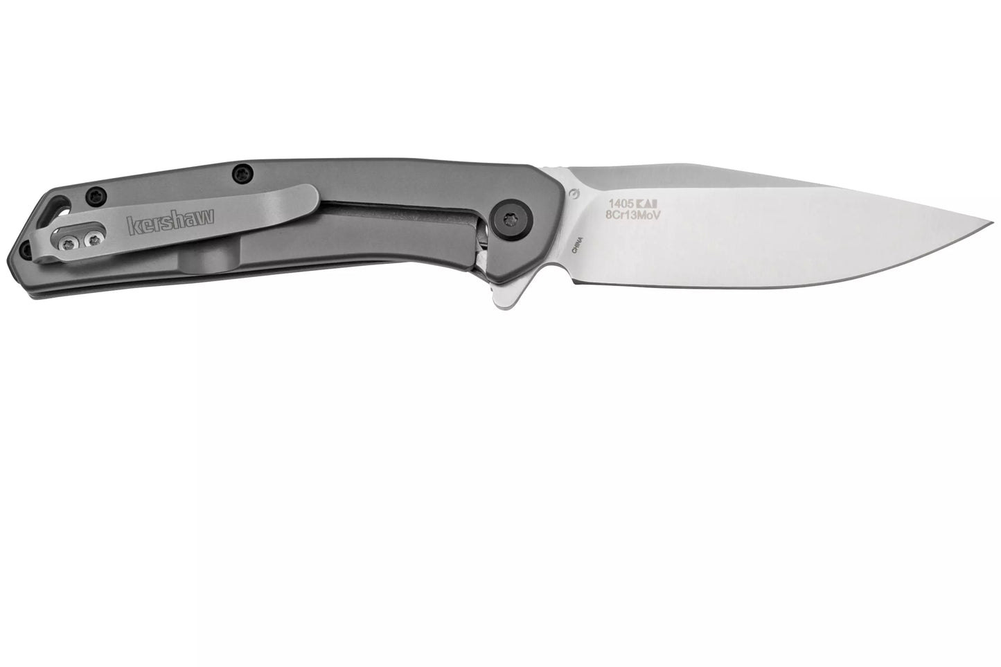 Kershaw Align 1405, Assisted Flipper, Gray PVD Stainless Steel, pocket knife