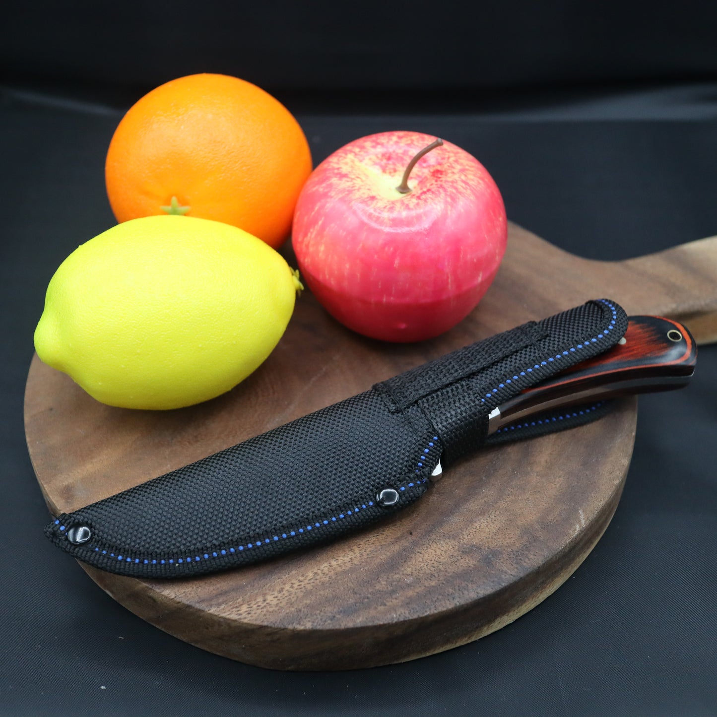 Sanjia K91 Full Tang Fixed Blade Knife with Nylon Sheath