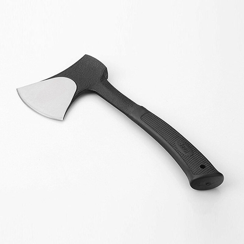 JEEP Tomahawk Heavy One Hand Axe 0.2 inch (5 mm) Thick Blade Rust Resistant Black Teflon Treatment 2 Cases Included