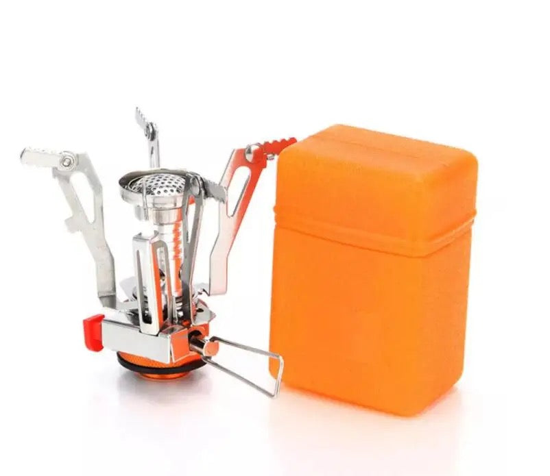 Ultralight weight portable camping hutane stove