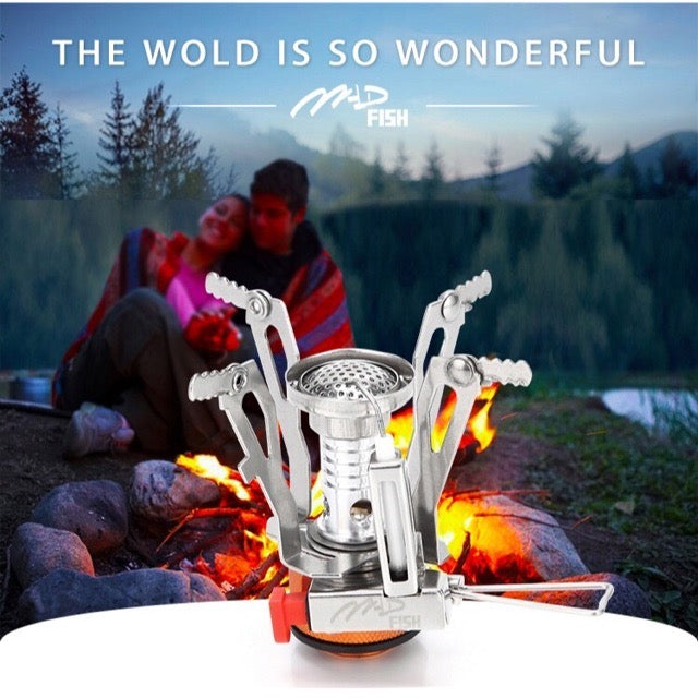 Ultralight weight portable camping hutane stove