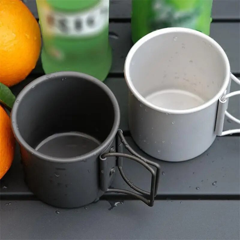 Aluminum camping mug 300ml