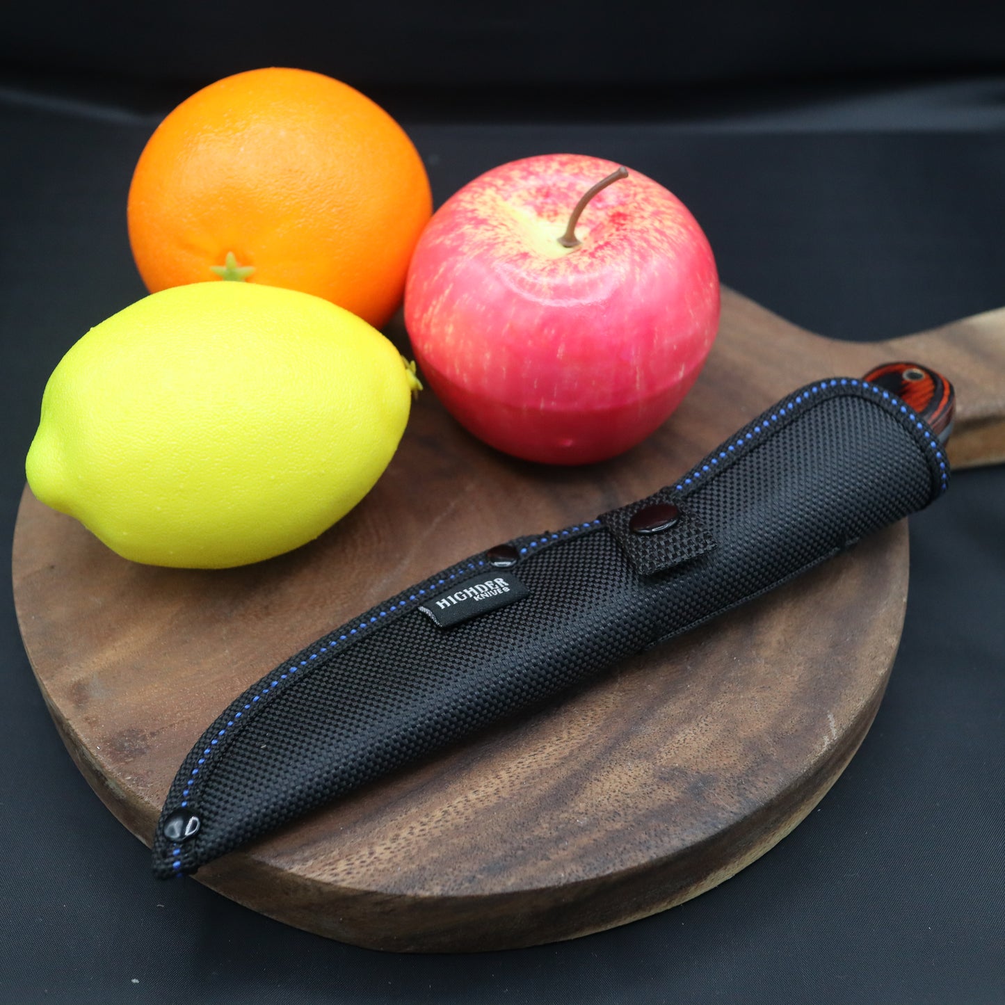 Sanjia K91 Full Tang Fixed Blade Knife with Nylon Sheath