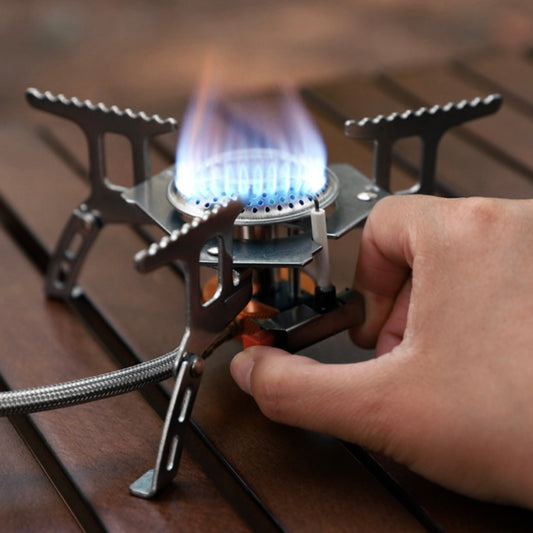 AOG01 portable camping butane stove with butane adapter