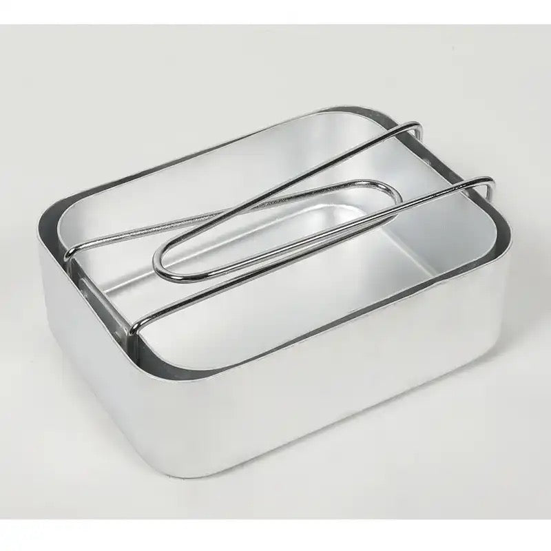 2pcs Aluminum military mess kit