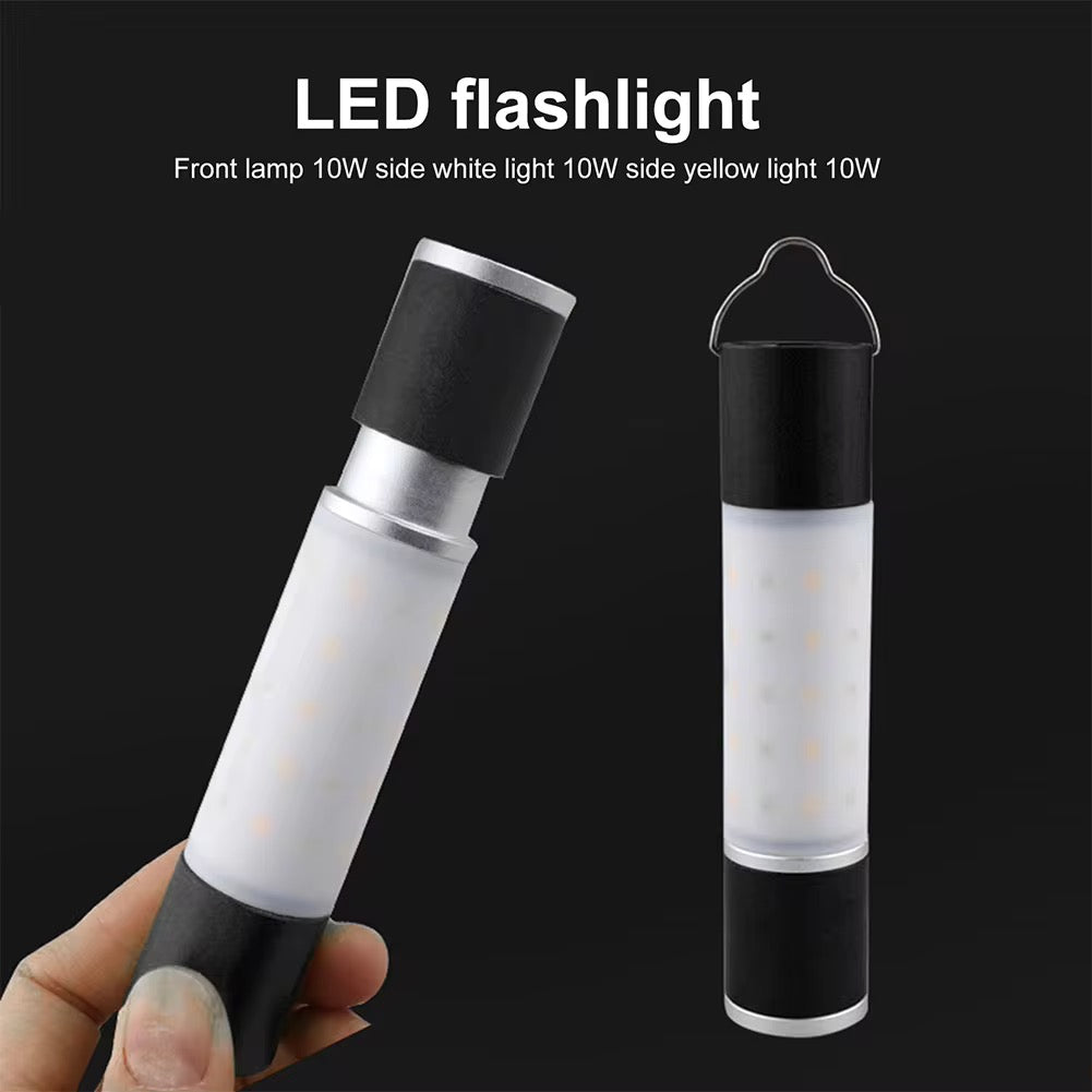 Rechargeable camping light lantern flashlight 6-modes 2600mah battery capacity
