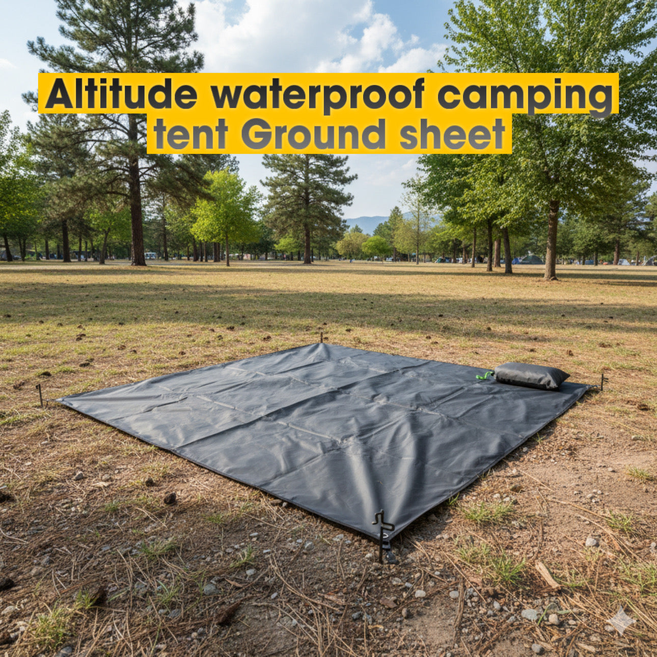 waterproof tent groundsheet 200x180cm