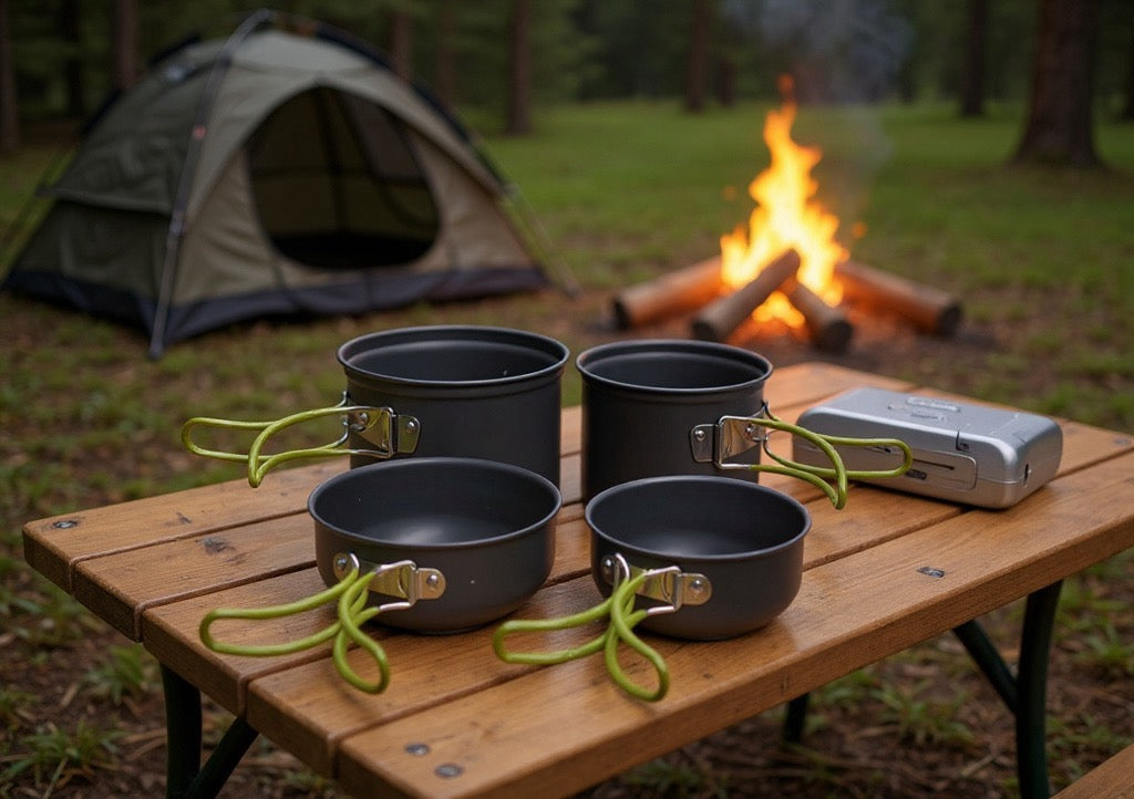 DS201 1-2 Person aluminum camping cookset