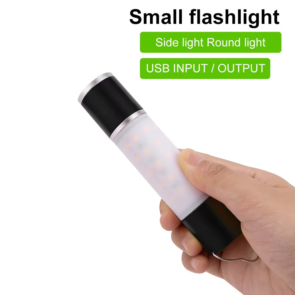 Rechargeable camping light lantern flashlight 6-modes 2600mah battery capacity