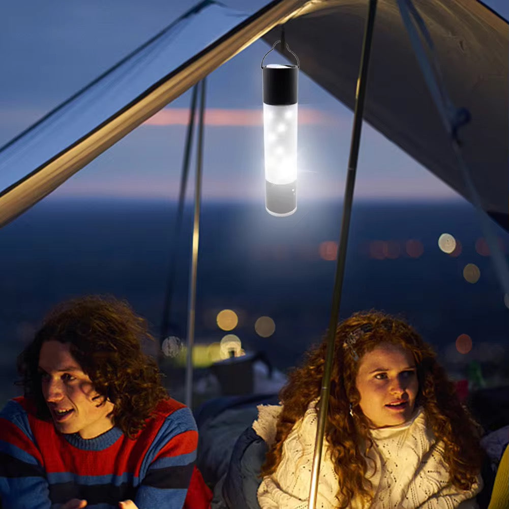 Rechargeable camping light lantern flashlight 6-modes 2600mah battery capacity