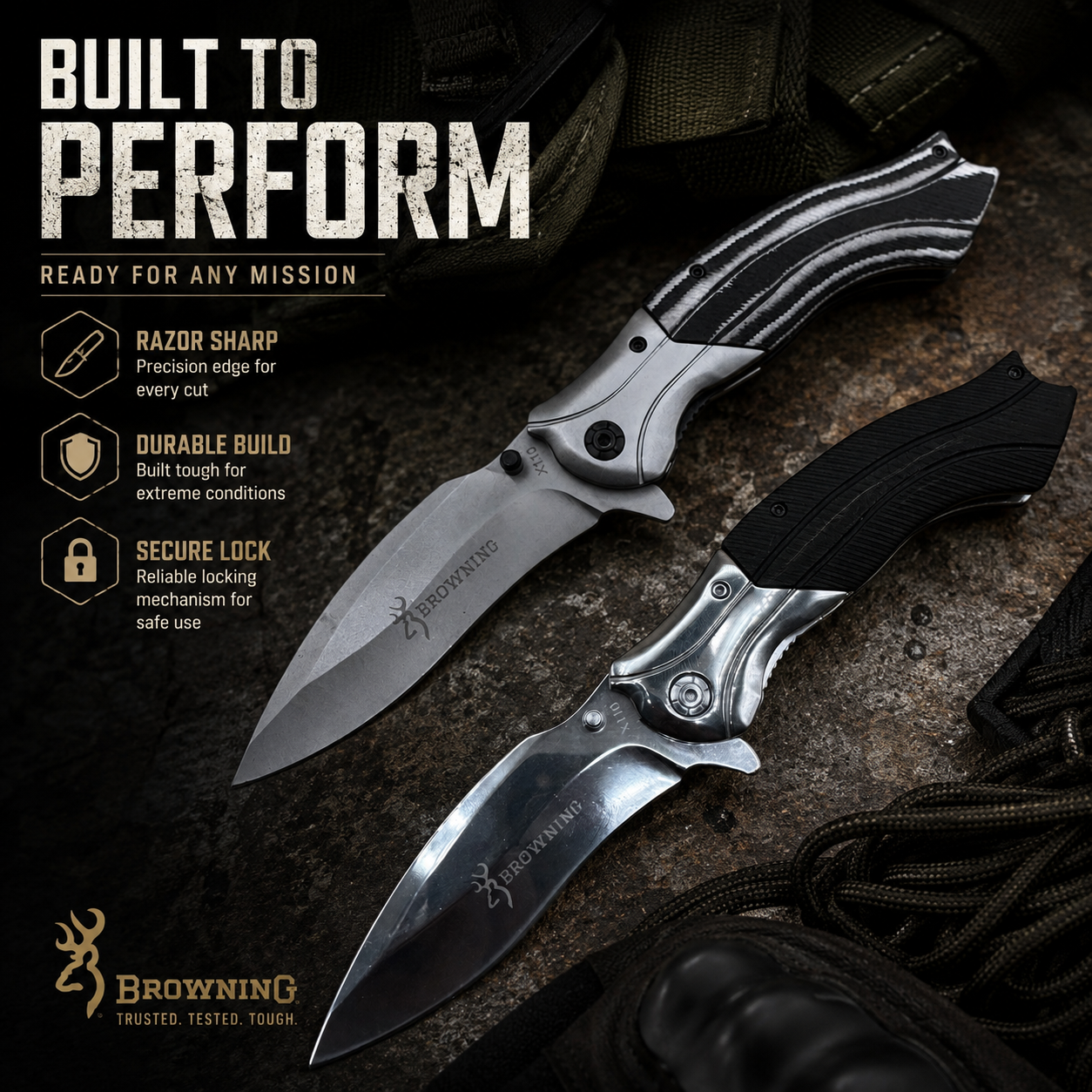 Browning X110 tactical folding knife