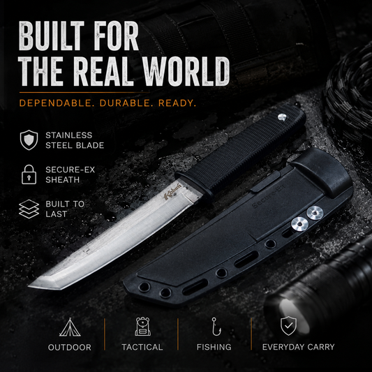 Cold Steel Kobun tanto Knife With Sheath