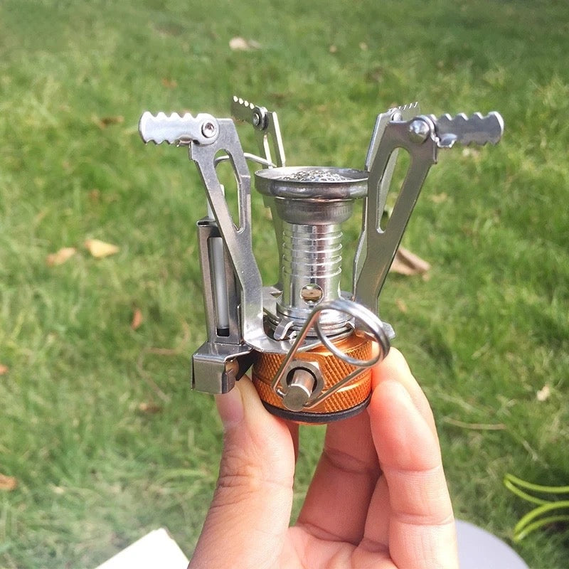 Ultralight weight portable camping hutane stove