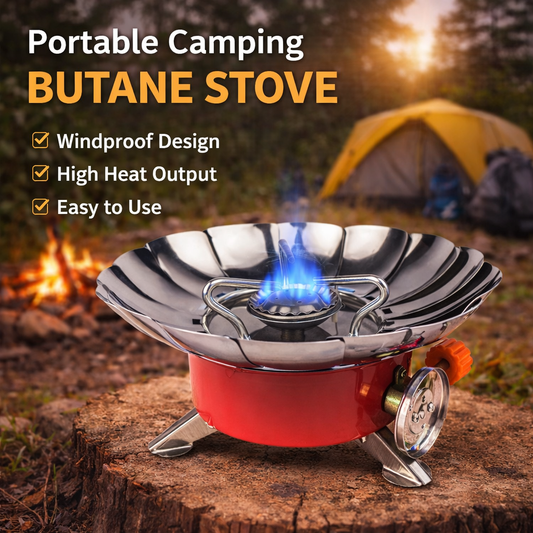 k203 windproof portable camping butane stove