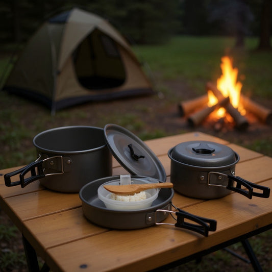 DS300 3 person aluminum camping cookset