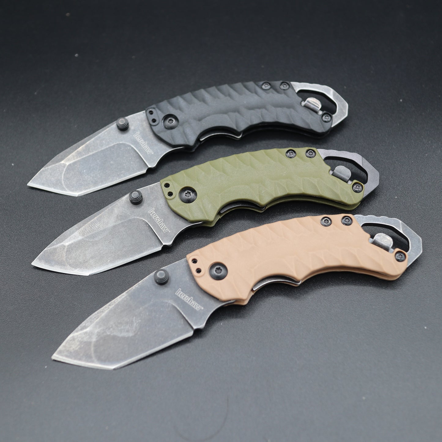 Kershaw Shuffle II Linerlock Blackwash Plainedge Folding Knife