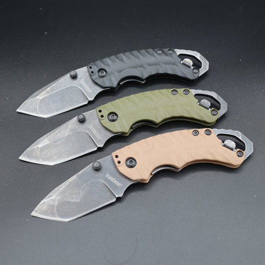 Kershaw Shuffle II Linerlock Blackwash Plainedge Folding Knife