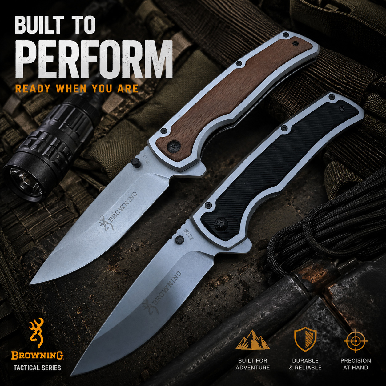 Browning X109 folding tactical knife