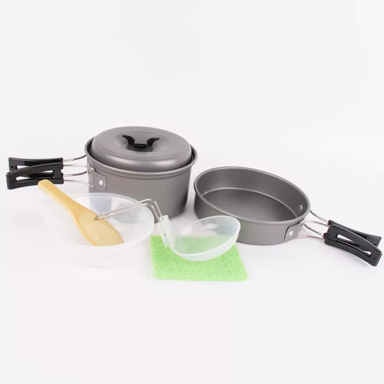 DS200 1-2 person Aluminum Camping Cookset