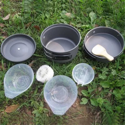 DS200 1-2 person Aluminum Camping Cookset