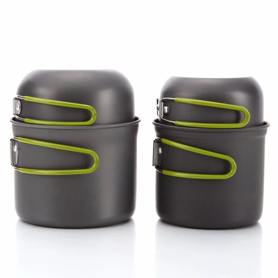 DS201 1-2 Person aluminum camping cookset