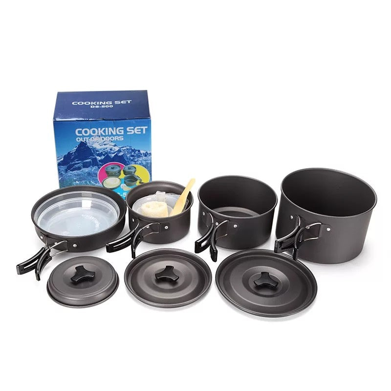 DS500 4-5 person aluminum camping cookset