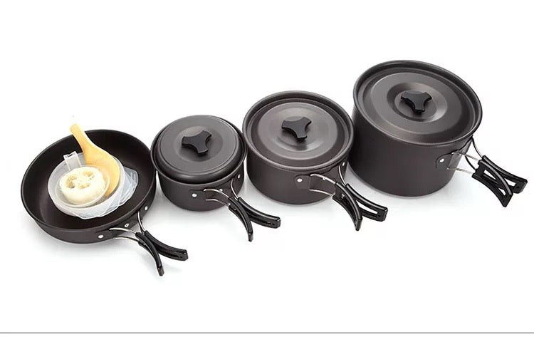 DS500 4-5 person aluminum camping cookset