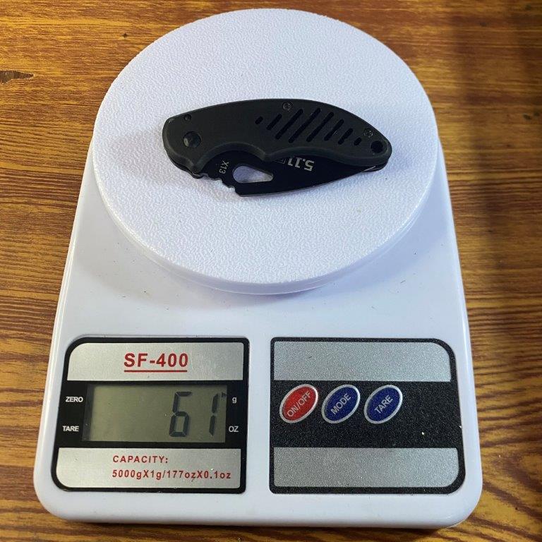 5.11 X13 tactical survival camping knife