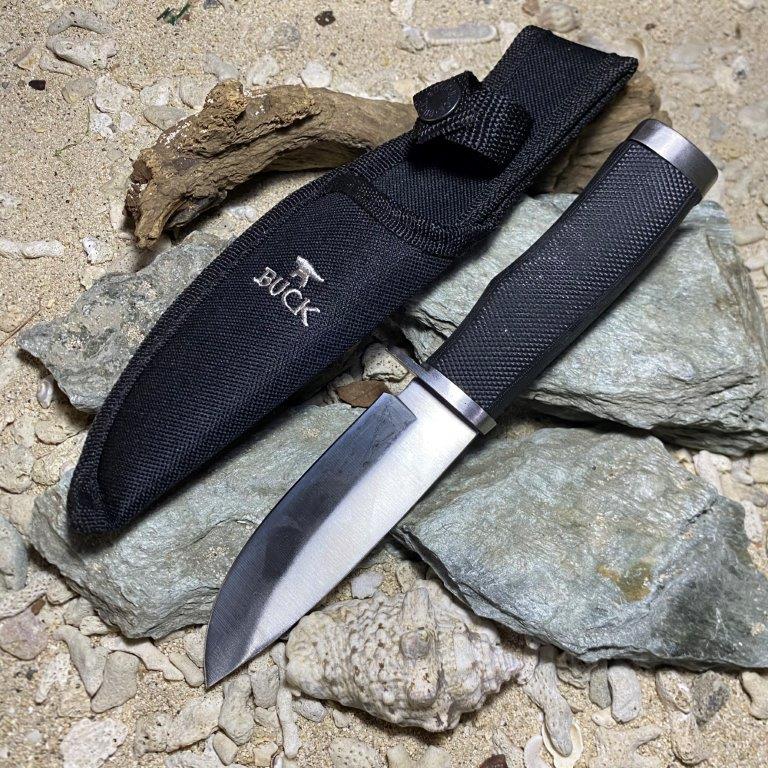 Buck 692 Vanguard Fixed knife silver tactical camping knife