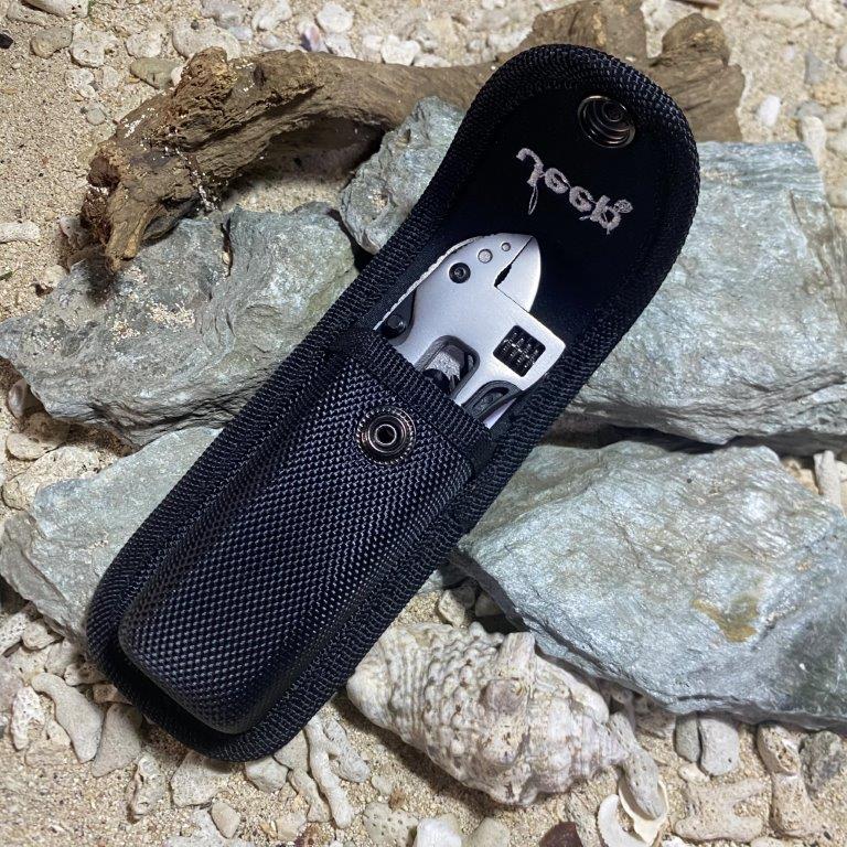 Jeep Adjustable Wrench Screwdriver Pliers Knife Multi Tool