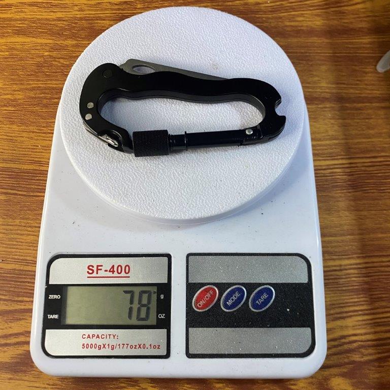 5in1 carabiner multi tool