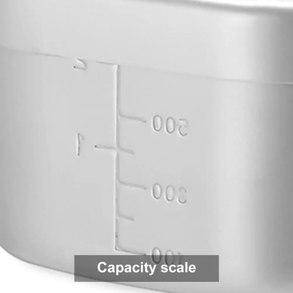 Aluminum Bento lunch box outdoor reheatable lunch box with lid with handle gloves camping set bowl travel lunch box lunch box