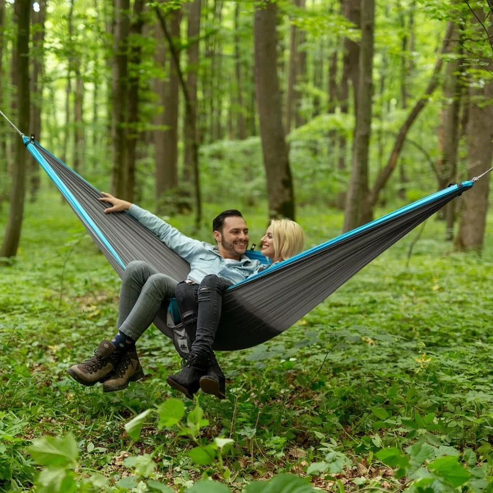 ALtitude Ultralightweight Hammock with tree strap and alloy carabiners