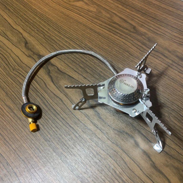 AOG01 portable camping butane stove with butane adapter