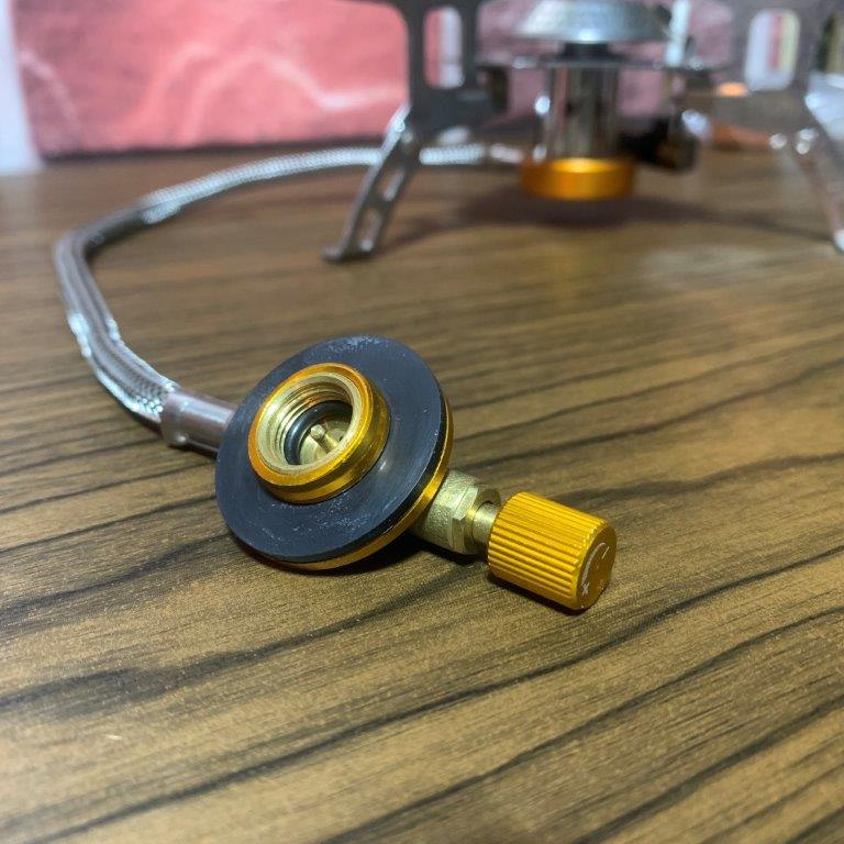 AOG01 portable camping butane stove with butane adapter