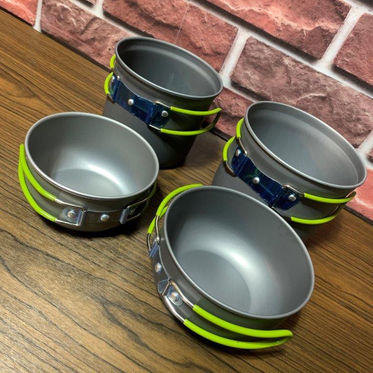 DS201 1-2 Person aluminum camping cookset