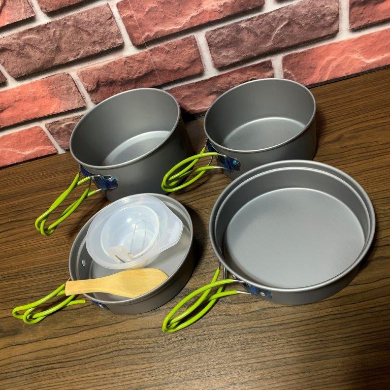 DS301 3 person aluminum camping cookset