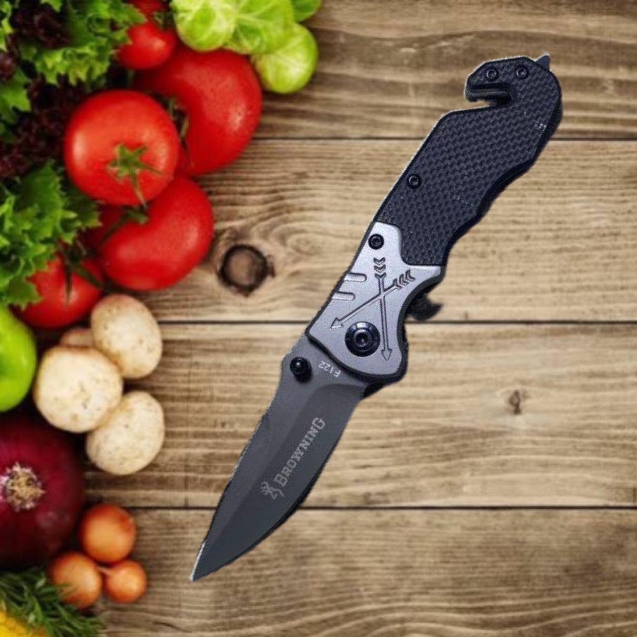 Browning F122 tactical survival camping knife