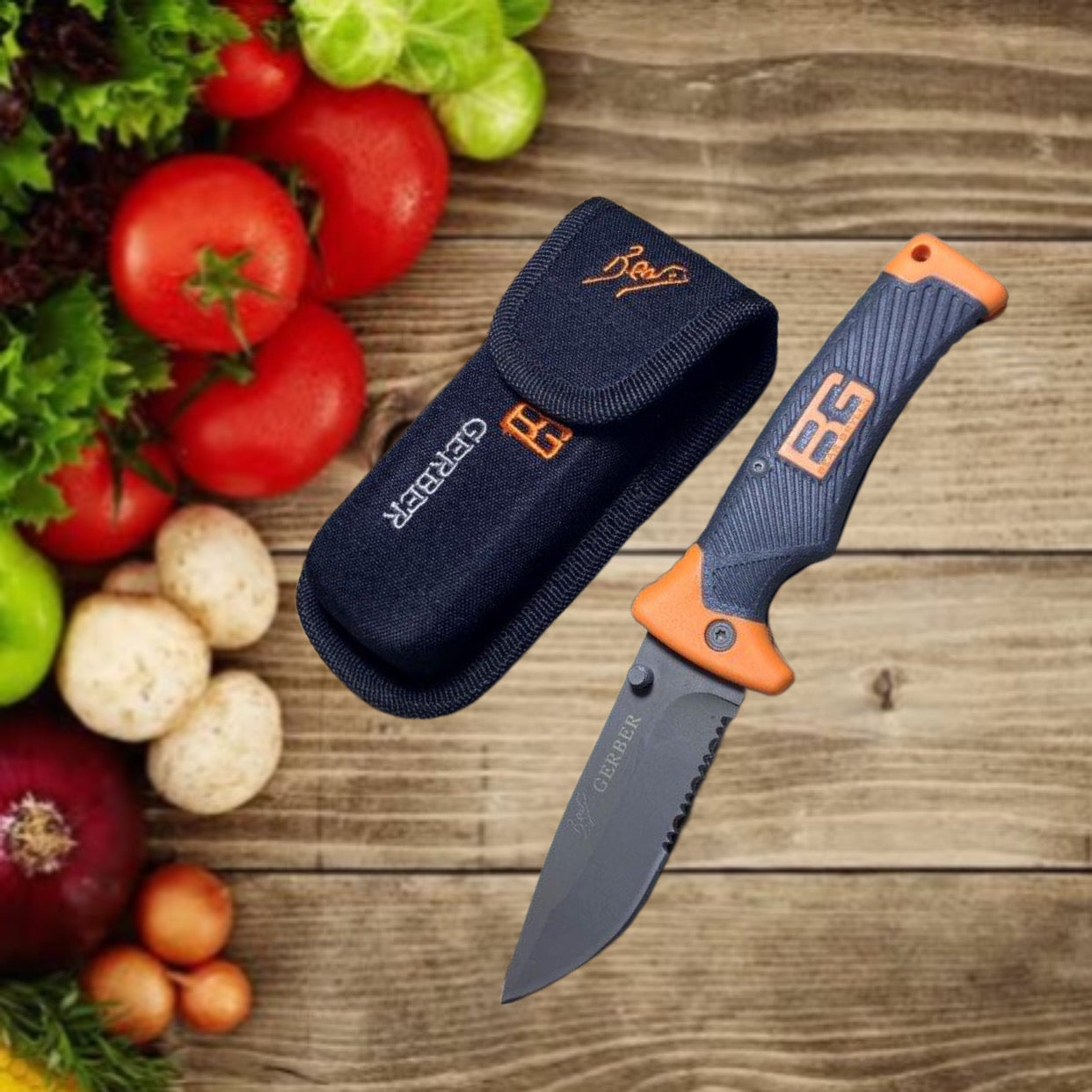 Gerber folding sheath knife