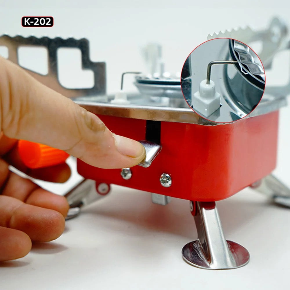 k202 portable camping butane stove