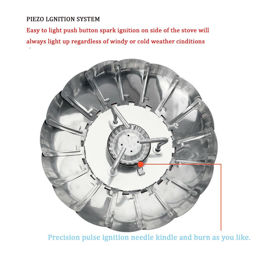 k203 windproof portable camping butane stove